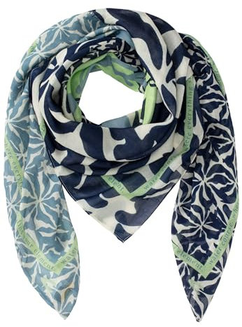 camel active Damen Schal Blau-Weiß, womenswear-OS