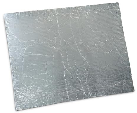 Feuerfest 123 - Keramikfasermatte Aluminium 1200x1000x5 mm, Aluminiumsilikat, hitzebeständig bis 1.260 °C, Material Dichte 200 KG/m³, Isolierung für Kamine und Öfen