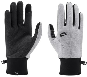 Nike Handschuhe M TF Tech Fleece LG 2.0 dk Grey Heather/Black/Black/Black, Größe: XL, N.100.9496.054.XL