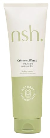 nsh. Crema Antifrizz Triple Acción Estética, Nutrición y Protección. Tratamiento Regenerador e Hidratante del Cabello, Acondicionador Pelo Sin Aclarado, Antiencrespamiento. Leave in 300 ml (Pack de 1)