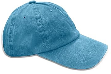 TMK Cappello da Baseball Basket Vintage Invecchiato Unisex cod.2026 (Royal Vintage, 1)