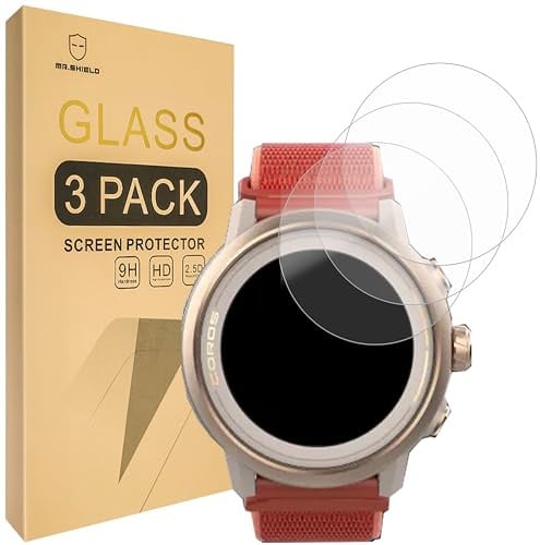 Mr.Shield Schutzfolie für COROS APEX 2 3-Stück Schutzglas | Schutzglasfolie 9H Härte, HD Klare Displayschutzfolie