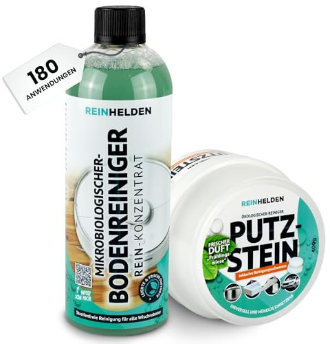 REINHELDEN Set aus Biologischer Bodenreiniger und Putzstein