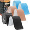 ANAMPION Kinesiotapes, Kinesiologie Tape Wasserfestes Kinesio Tape und Sporttape für Sport für Muskeln Schienbeinschienen Knöchel Knie Schulter (Schwarz+Blau+Hautfarbe, Vorgeschnitten 3 Rollen)