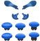 Hzxkqmil Thumbsticks de Repuesto para PS5 Edge Controller, Joystick Personalizado Stick Analógico y Paletas Traseras de Metal Botones de Disparo Accesorios para PS5 Edge Controller, Azul