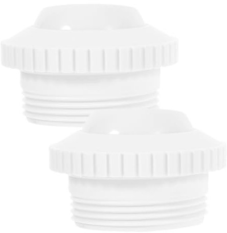 Yardenfun 2pcs Pool Massage Spa Jet Pool Return Jet Fitting Spa Eyeball Flow Inlet Pool Return Fittings Swimming Pool Accessories Stream Return Jet Fitting