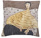 Bloomingville Zita Kissen, Gelb, Polyester, L45xB45 cm