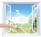 Fissa di Dimensioni Zanzariera 95x170cm Bianco Tenda Zanzariera Porta Finestra con Calamita-Chiusura Automatica per Porte Finestre Anti Zanzare