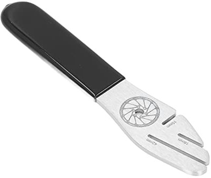 Brake Disc Lip Removal Tool, Rotor Removal Tool with Injection Grip 3 Slots Stainless Steel Alignment Tool Disc Brake Conversion Kit for Bike Alignment