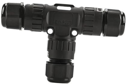 HOMSFOU Wasserdichter Kabelverbinder Nylongehäuse Strain Relief Kabelanschluss Outdoor Für Beleuchtung Verteiler
