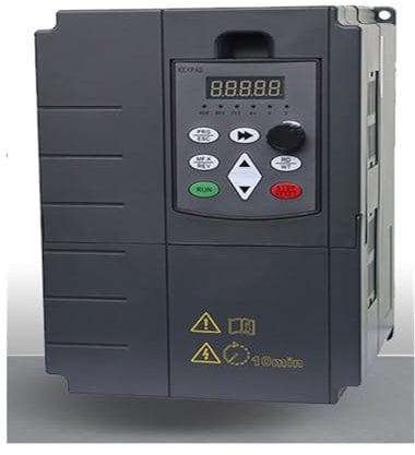 PDFEswm High Power 220v Solar VFD DC Input 200-400v 11-55kw Water Pump Motor Speed Controller(55KW DC220V-400V)