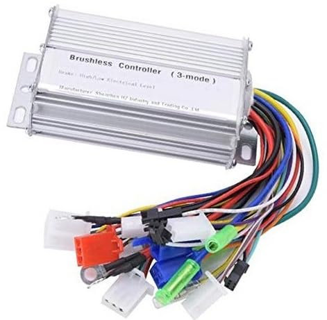 Wivplex Regolatore Brushless for Bicicletta Elettrica Regolatore Motore Brushless da 350 W Controllo Sensibile, for Bici Elettrica Scooter Elettrico (36V-48V) Controller per monopattini elettrici
