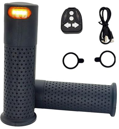 Elektroroller-Lenker mit integriertem Blinker, ABS-Roller-Griff mit LED-Blinkern, einfache Installation, Lenker