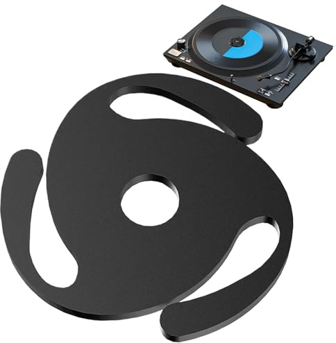 Tuxuseo Adattatore per dischi in alluminio da 45 RPM, 45 giri al minuto, peso leggero, inserto per adattatore per dischi in vinile, per DJ, caffè, amanti della musica, appassionati e