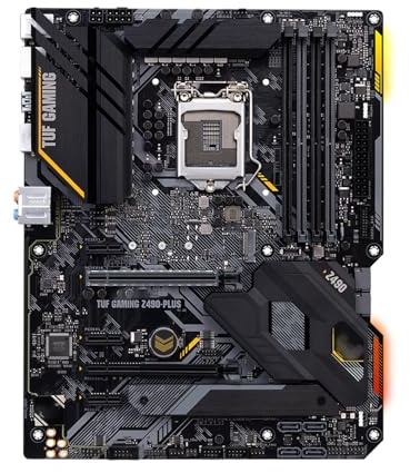 Motherboard Scheda madre Fit For ASUS TUF GAMING Z490-Plus LGA1200 Supporta CPU i9-10900K 10850K i7-11700K con Intel Z490 4xDDR4 ATX