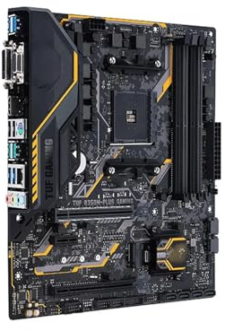 Motherboard Fit For ASUS TUF B350M-PLUS GAMING Motherboard Socket AM4 B350 DDR4 64GB Support Ryzen 5600 PRO 3600 3200 1700 4600 5900 4700 M.2