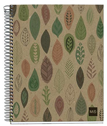 Miquelrius 2872 – Ersatzteil 4 Folienkarton ecojohas M (DIN A5, 148 x 210 mm, 120 Blätter, 80 g/m², kariert)