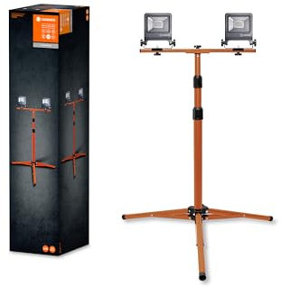 LEDVANCE LED Arbeitslicht, Leuchte für Außenanwendungen, Kaltweiß, Tripod-Ständer, LED Worklight, 1 x 30 Watt
