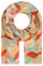 Majea Damen Halstuch Tuch Kopftuch Schal Damen-Schal Tücher Damen Stola (880030) (orange 39)