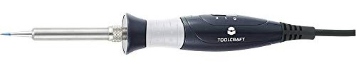 TOOLCRAFT Lötkolben 230V 30W Umschaltbar 15W I Elektronik-Werkzeug I Ausschalter I Ergonomische Form I Bleistiftform I Löttechnik I Lötspitzenreiniger