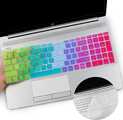 2PCS Keyboard Cover for HP Laptop 15.6 15-dy 15-dw 15-bw 15-bf 15-bs 15-cb 15-cc 15-cd 15-cs 15-da 15-ef Series, HP Envy 17.3 17-by 17-bs 17-ca 17-by1053dx/by2053c/by3051cl/by3613dx 17-bs011dx/bs049dx