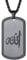 PROSTEEL Herren Allah Kette schwarz Edelstahl Erkennungsmarke mit Islamischem Gott Allah 55+5cm/3mm verstellbare Weizenkette Muslim Amulett Modeschmuck Accessoire