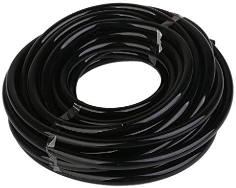 Inzopo Mikro-Bewässerungsschlauch, 8 mm/11 mm, 10 m, Schwarz