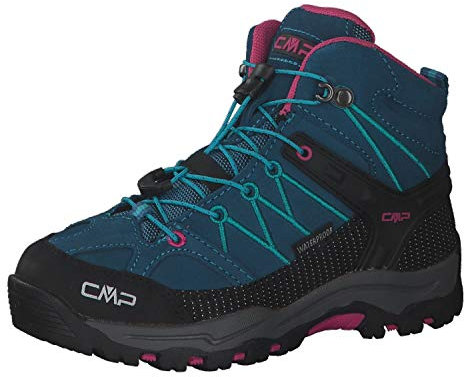 CMP Unisex Kinder Ki. Trekking Rig. Waterpr Wanderschuh, Blau, 28 EU
