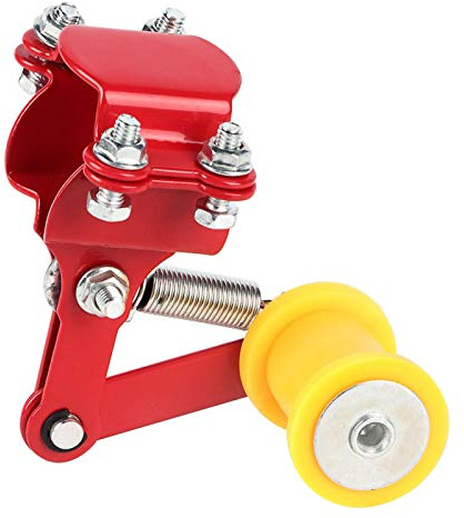 Tensor de Cadena, Ajustador del Cadena Universal para Guía de Rodillo Herramienta de Accesorios Modificados para Motocicletas 3,7-4,3 Cm/1,46- 1,69