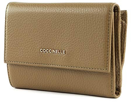 Coccinelle Metallic Soft Geldbörse olivgrün