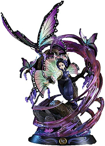 Démon Slayer Figure Kochou Shinobu Puppe GK Statue Anime Collection Pop Feige für Büro Dekoration Haus 36 cm