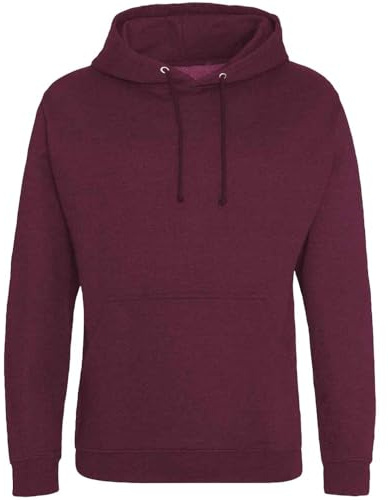 AWDis Just Hoods JH001 Unisex College Hoodie - Burgundy Smoke - 3XL