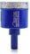 SHDIATOOL Broca de Diamante 40mm Sierra Perforadora de Vástago Triangular Porcelana Cerámico Azulejo Granito Mármol