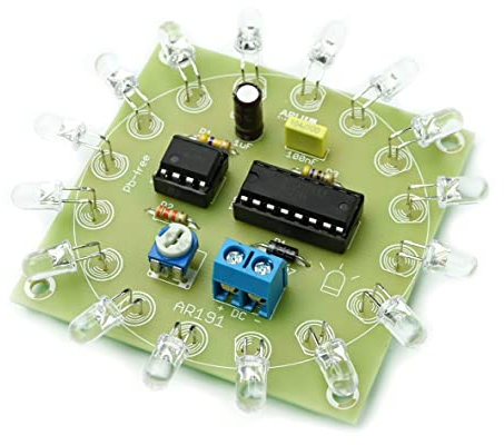 AR191/B - Kit per allenamento di saldatura a LED, colore: blu