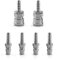 QWORK® 6 Pezzi Raccordi Aria Compressa, 8mm Attacchi Connettore Rapidi Maschio Femmina per Aria Compressore (SH20+PH20)