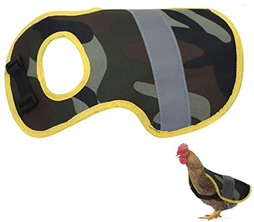 Reflektierende Weste für Haustiere, verstellbare Hühner-Hennen-Sattelschürze, reflektierende Weste, verstellbare Kleidung, Geflügel, Henne, Sattelschürze, reflektierende Sicherheitsweste für Huhn und
