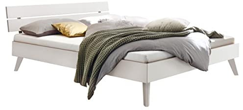 Hasena Trento Bett Ortona weiß deckend 100x200