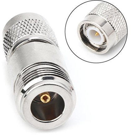 goodluxx HF-Koaxialadapter TNC-Stecker auf N-Buchse TNC-Stecker auf N-Buchse Adapter Gezeigt