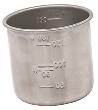 DOITOOL Tazza Misuratrice Multifunzione in Acciaio Inossidabile Con Scala Graduata Contenitore Versatile Per Cucina Per Riso Fagioli E Mais