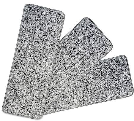 MASTERTOP 3 Pcs Microfiber Mop Pads Reusable, Washable Mop Pads for Flat Mops, Wet and Dry Mops Pads for Floor Cleaning, Use for asin B07TZ3SVV6/B09M6Q3KGL/B0C3HQ8GXC/B0D7LMSMVL/B0D7LZ3VVR/B08LGMRZS9