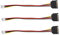 OTOTEC 3Pcs 4 Pin Floppy Drive to 15 Pin SATA Male Power Cable 4-pin Floppy Power Port to SATA 15pin Male Driver Power Wire Electrical Accessories 20cm