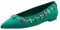Katy Perry Women's The Hollie Christmas Flat Ballet, Serene Green, 7