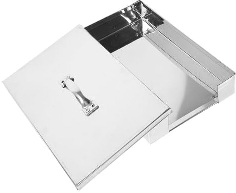 BESTonZON Kasten Lebensmittelbehälter Mit Deckel Verpackungsbox Aus Reispapier Reispapierbehälter Aus Chinesischer Diy-koffer Aufbewahrungsbox Aus Metall Rostfreier Stahl Rechteck 16x Mutter