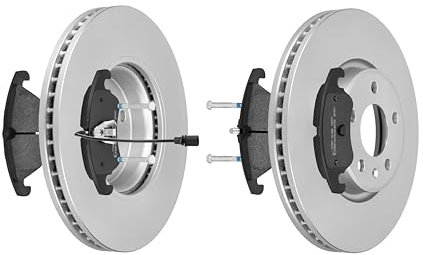 F.BECKER_LINE BREMSSCHEIBEN Ø320MM + BREMSBELÄGE VORNE FÜR AUDI A7 A6 C7 Q5 A5