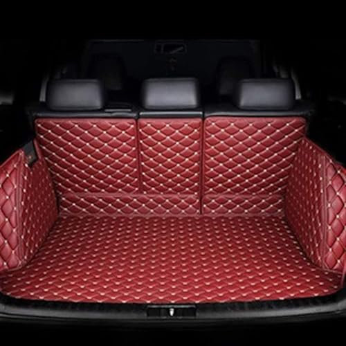 FREWSCN Cobertura Completa Coche Alfombrillas Maletero para Audi A3 Sportback 8Y 2020-2024,Impermeable AntiarañAzos Trasera Tronco Bandeja Accesorios,A-Red