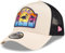 New Era Adjustable A-Frame Trucker Cap - Miami beige