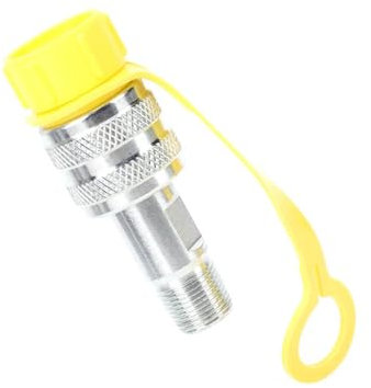 Akozon Set di Raccordi Idraulici per Tubi 'olio Meccanici Ad Alta Pressione Zg3/8 - Accoppiatore in Acciaio Cromato a Sgancio Rapido Funzione Affidabile e Senza Perdite