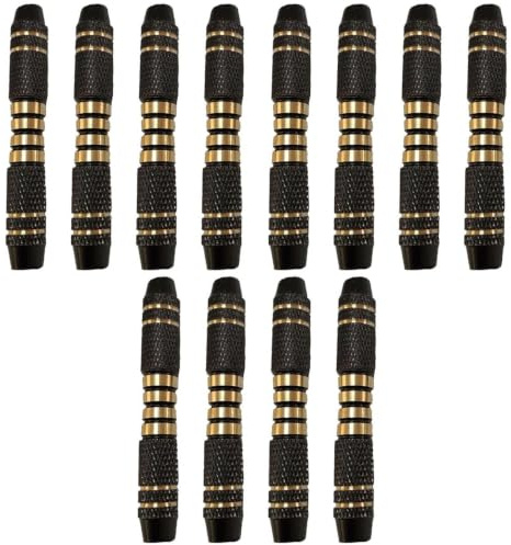 HANABASS Barrel aus reinem Kupfer Dartfässer mit Stahlspitze vorne Kupfer Ersatzfässer Langlebige Kupfer Fässer Darts Dartfässer aus Kupfer Dartgriff Black