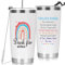 MestectPET Geschenk für Frauen, Weihnachtsgeschenke Travel Mug, Geschenk Kollegin, Geburtstagsgeschenk für Frauen,Geschenke für Freundin Schwestern Kollegen, Thermobecher Kaffee to go 600ml