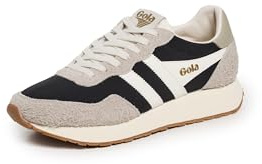 Gola Womens Arizona, Black/Feather Grey/Off White, 6 UK